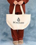 Neutral canvas tote bag designed for everyday use