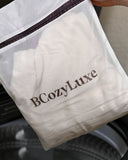 Reusable mesh wash bag for lingerie, sleepwear, and delicate clothing